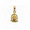 916 Gold Casting Perumal Pendant